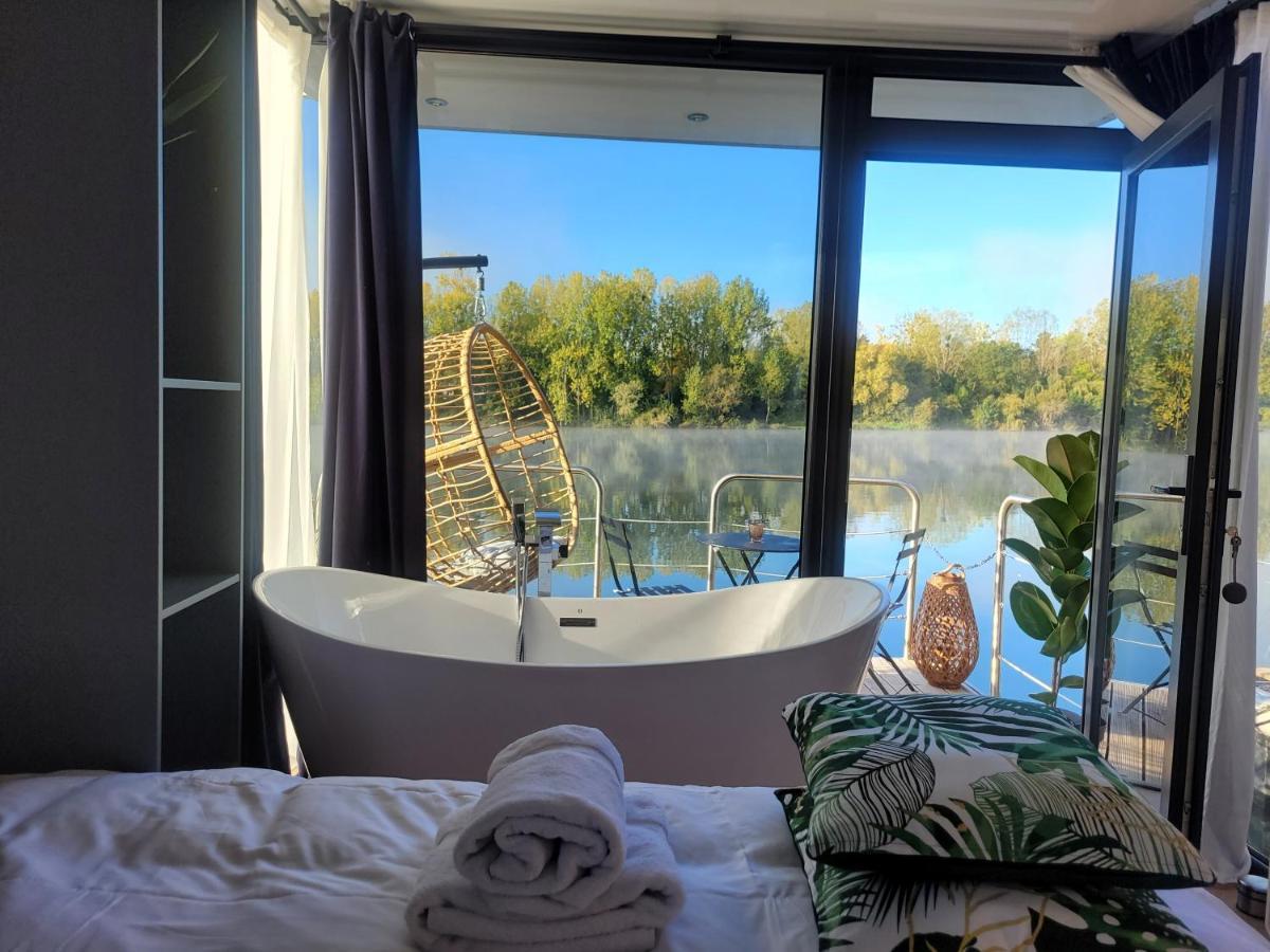 L'Escale Royale Saint-Martin-La-Garenne Port Ilon - Seine - Giverny מראה חיצוני תמונה