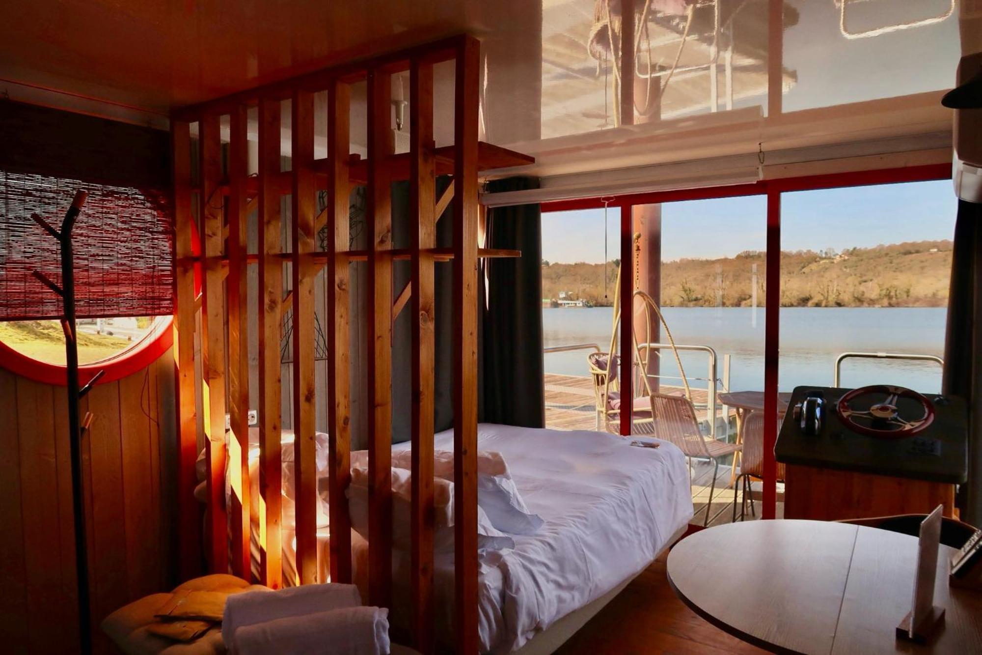 L'Escale Royale Saint-Martin-La-Garenne Port Ilon - Seine - Giverny מראה חיצוני תמונה