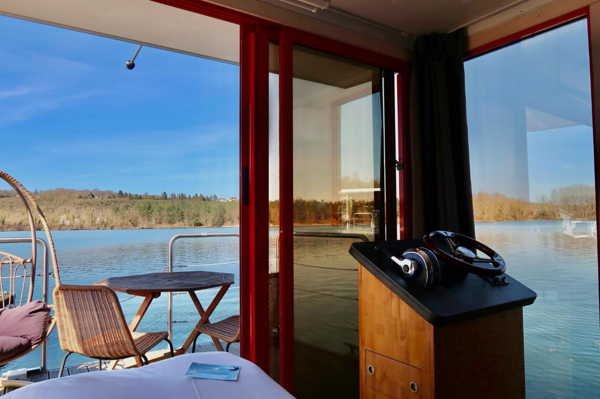 L'Escale Royale Saint-Martin-La-Garenne Port Ilon - Seine - Giverny מראה חיצוני תמונה