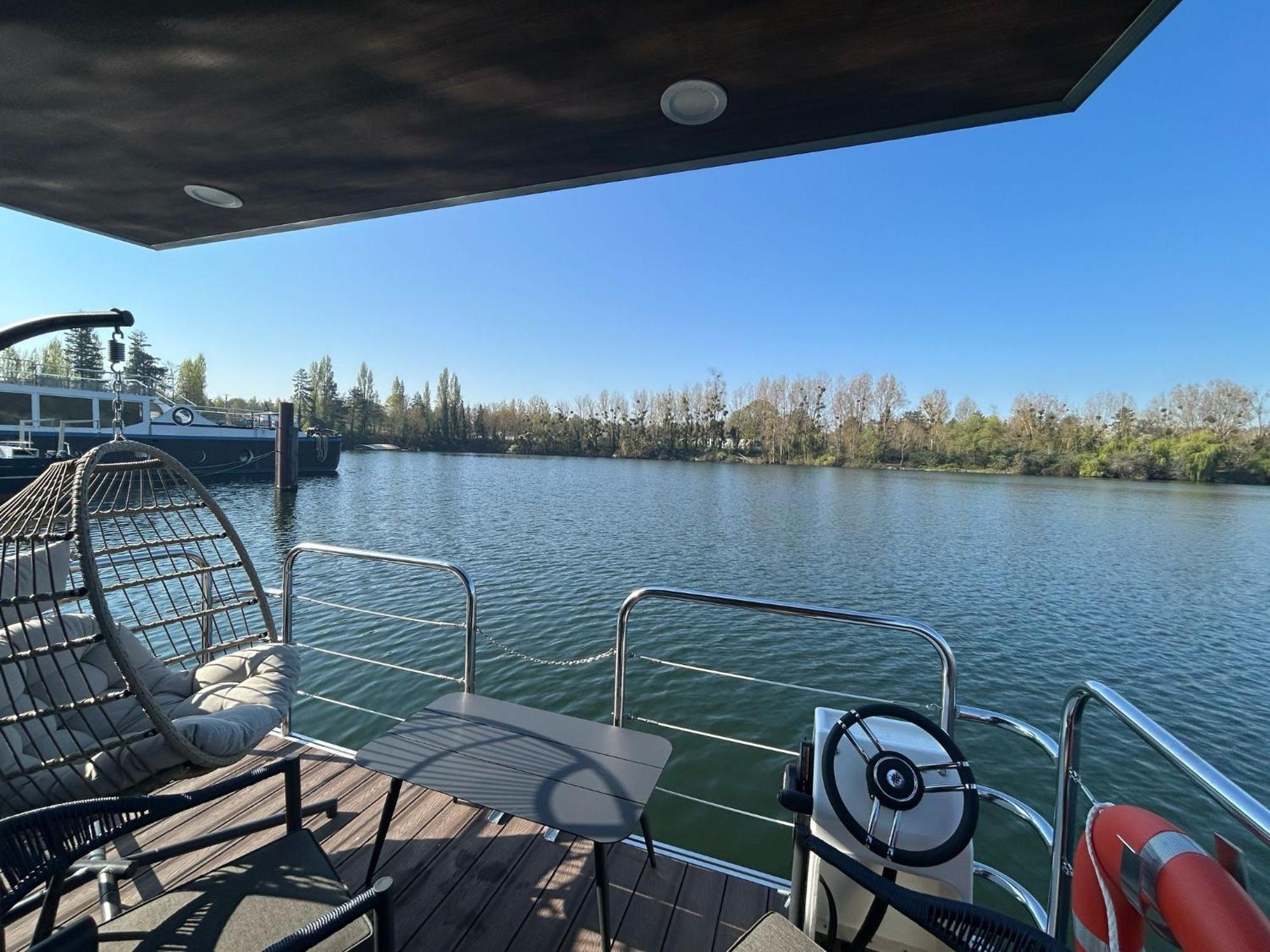 L'Escale Royale Saint-Martin-La-Garenne Port Ilon - Seine - Giverny מראה חיצוני תמונה