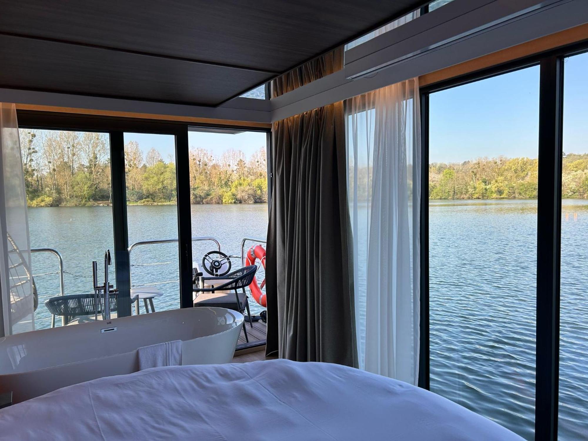 L'Escale Royale Saint-Martin-La-Garenne Port Ilon - Seine - Giverny מראה חיצוני תמונה